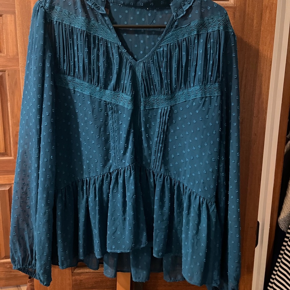 Teal Women's Top